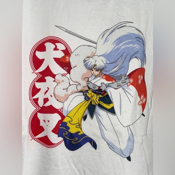 Inuyasha Anime graphic tee Manga L vintage atsuko UNI​​​ - Picture 2 of 4